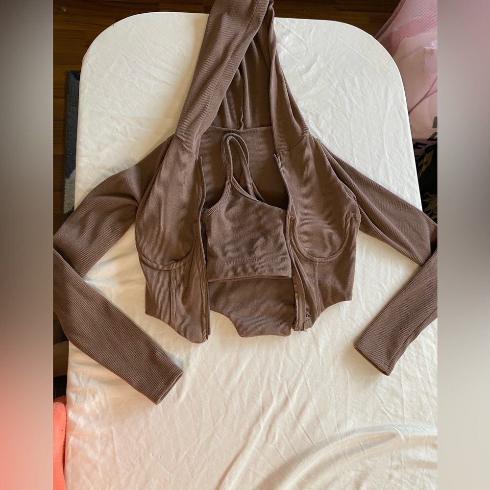 Underwire bra sweater